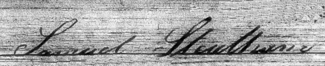 Photo of Samuel Steatham's (1815-1870) signature