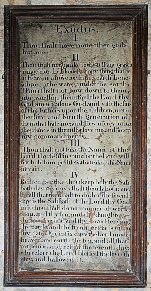 Photo of Welby Church / St. Bartholomew - Ten Commandments
